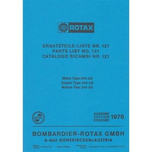Rotax Motor 244 GS, Ersatzteile-Liste
