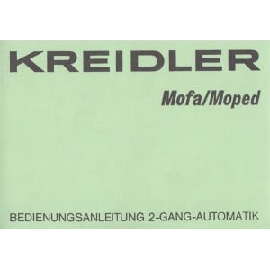 Kreidler MF32 und MP2, Bedienungsanleitung