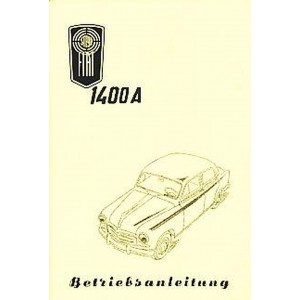 Steyr Fiat 1400 A, Betriebsanleitung