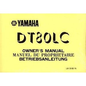 Yamaha DT 80 LC, Betriebsanleitung