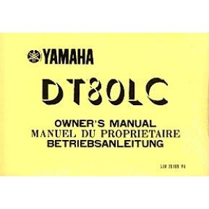 Yamaha DT 80 LC, Betriebsanleitung