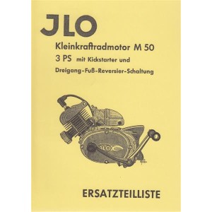 ILO Kleinkraftradmotor M 50, 3 PS,Ersatzteilliste