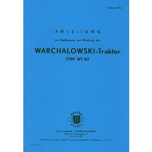 Warchalowski WT50 Betriebsanleitung und Ersatzteilkatalog