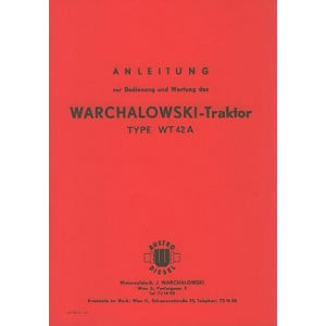 Warchalowski WT42A Betriebsanleitung und Ersatzteilkatalog