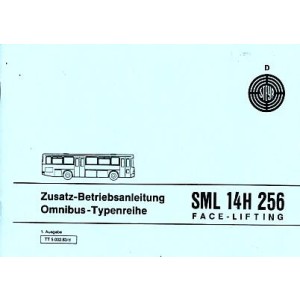 Steyr Omnibus-Typenreihe SML 14H 256, Face-Lifting,  Zusatz-Betriebsanleitung
