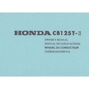 Honda CB125T-2 Fahrerhandbuch