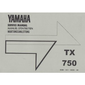 Yamaha TX750 Reparaturanleitung 