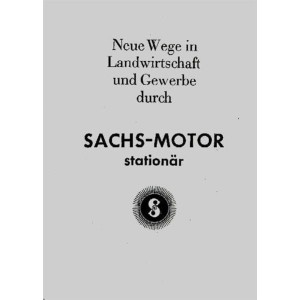 Sachs Motor, Neue Wege in Landwirtschaft und Gewerbe, stationär