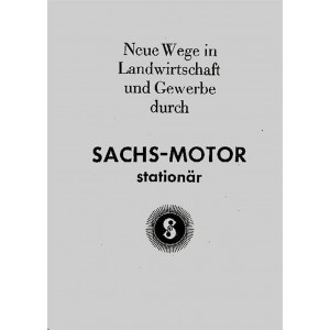 Sachs Motor, Neue Wege in Landwirtschaft und Gewerbe, stationär