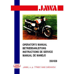 Jawa 350 / 638, Betriebsanleitung