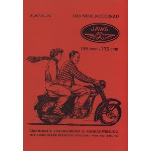 Jawa Motorrad 125/175 ccm, Type 355/356, Betriebsanleitung