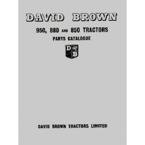 David Brown 950, 880 und 850 Implematic, Livedrive Parts Catalogue