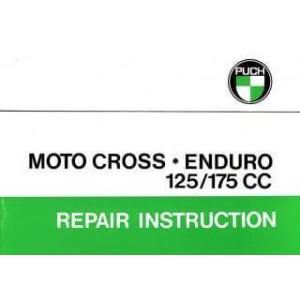 Puch Motorcycle Moto cross, Enduro 125/175 ccm repair instructions