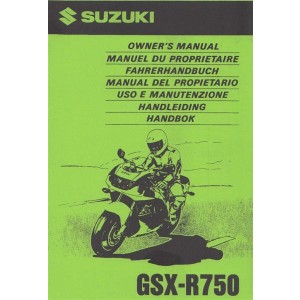 Suzuki GSX-R 750, Fahrerhandbuch