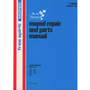 Sears Free Spirit Moped Repair and Parts Manual
