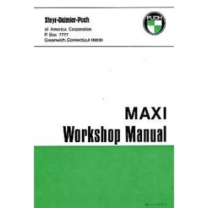 Puch Moped Maxi, (USA), workshop manual