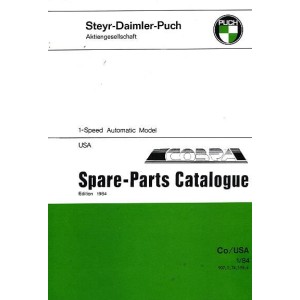 Puch Moped Cobra Spare Parts Catalogue