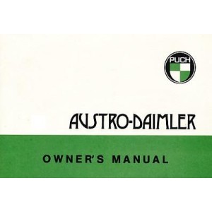 Puch Austro Daimler Owners Manual