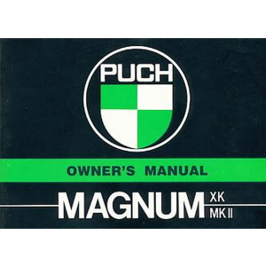 Puch Moped Magnum XK MK II, Owner´s Manual