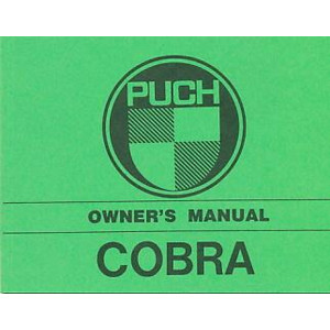 Puch Moped Cobra, Owner´s Manual