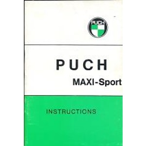 Puch Moped Maxi Sport Instructions