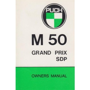 Puch M 50 Grand Prix und SDP, Owner's Manual