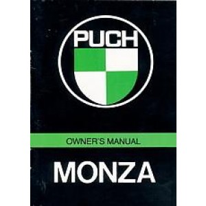 Puch Moped Monza Owner´s Manual