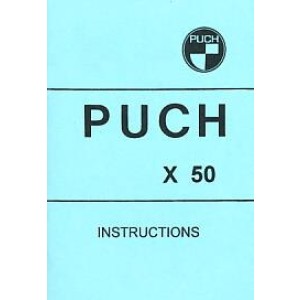 Puch Moped X 50, Instructions