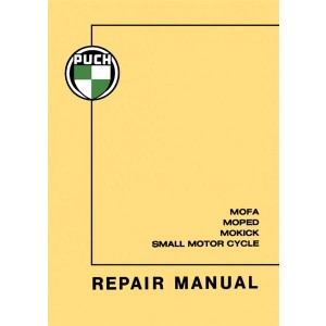 Puch Mofa, Moped, Mokick, Small Motor Cycle - Repair Manual