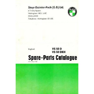 Puch Moped VS 50 D, VS 50 DKH, spare-parts-catalogue