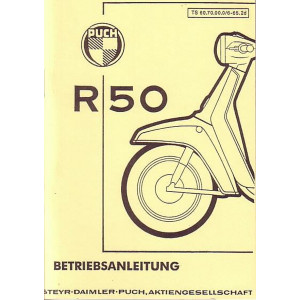 Puch R 50 Leichtroller, Betriebsanleitung