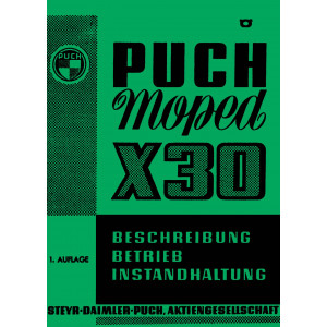 Puch Moped X30 Bedienungsanleitung