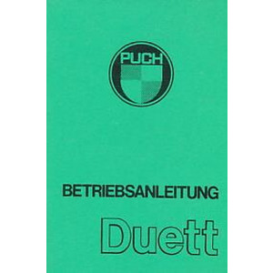 Puch Duett, Betriebsanleitung