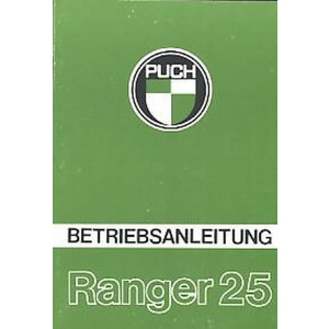 Puch Ranger 25, Betriebsanleitung