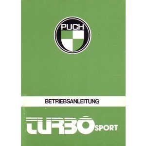 Puch Turbo Sport, Betriebsanleitung