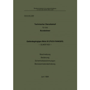 Puch Ranger österreichisches Bundesheer, Betriebsanleitung