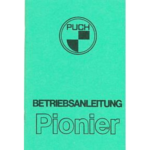 Puch Pionier, 3-Gang Handschaltung, Betriebsanleitung