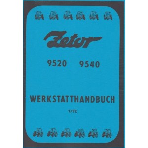 Zetor 9520, 9540 Werkstatthandbuch