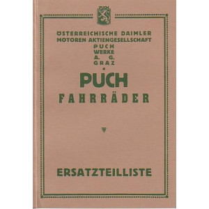 Puch Fahrräder Damen, Herren, Rennrad Modelle IV, IIIa, VII, Ersatzteilkatalog