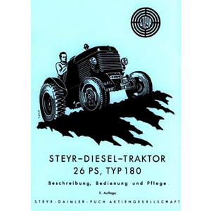 Steyr 180 - 26 PS Traktor Betriebsanleitung