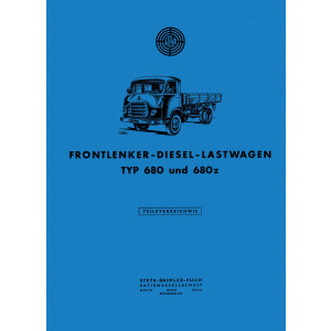 Steyr 680 und 680 z, Ersatzteilkatalog