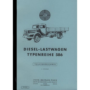 Steyr Diesel-Lastwagen, Typ 586, Ersatzteilkatalog