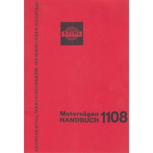 Stihl 1108, Motorsägen-Handbuch
