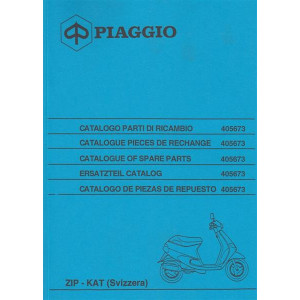 Piaggio Vespa Zip - Kat, Ausführung für die Schweiz, Ersatzteil-Katalog