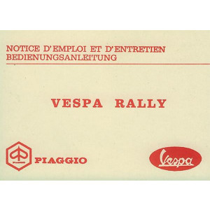Vespa Rally 175 Betriebsanleitung