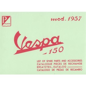 Piaggio Vespa 150 (1957), Ersatzteil-Katalog