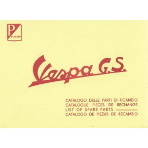 Piaggio Vespa GS VS2 bis VS5, List of Spare Parts