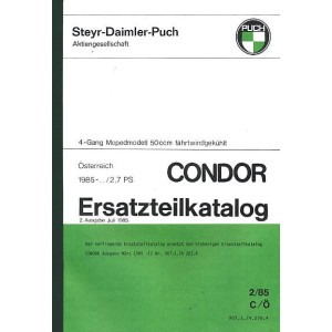 Puch Condor 2,7 PS,  Ersatzteilkatalog