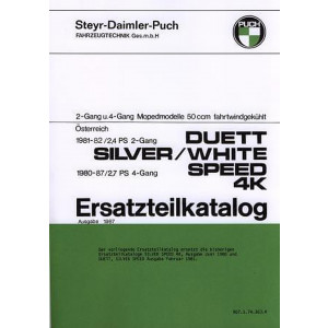 Puch Duett, Silver-Speed, White-Speed, Ersatzteilkatalog