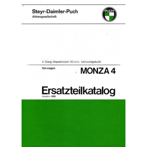 Puch Monza 4 (Norwegen) Ersatzteilkatalog